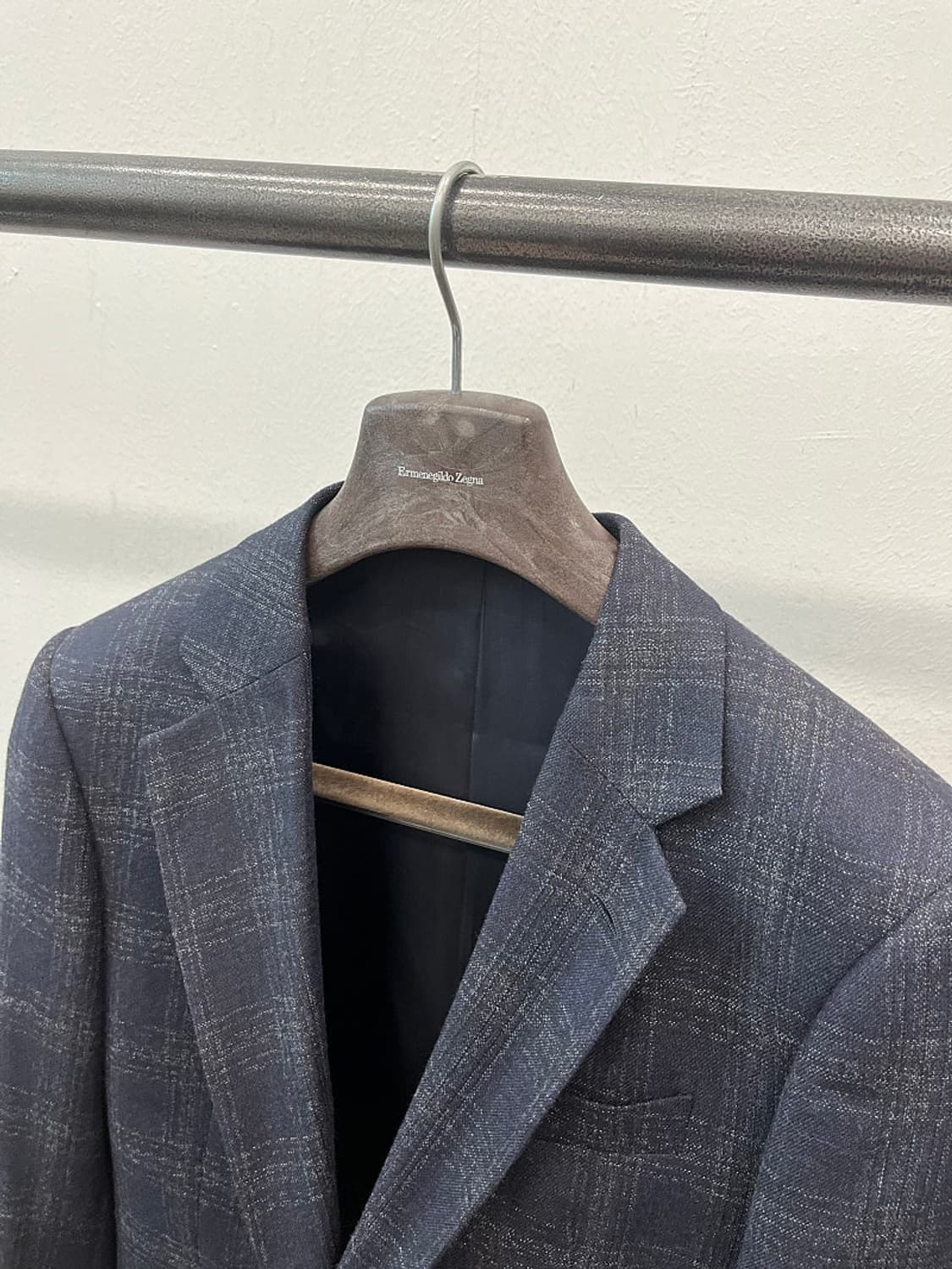 95) 알마니꼴레지오니 이태리 체크자켓  상품이미지3