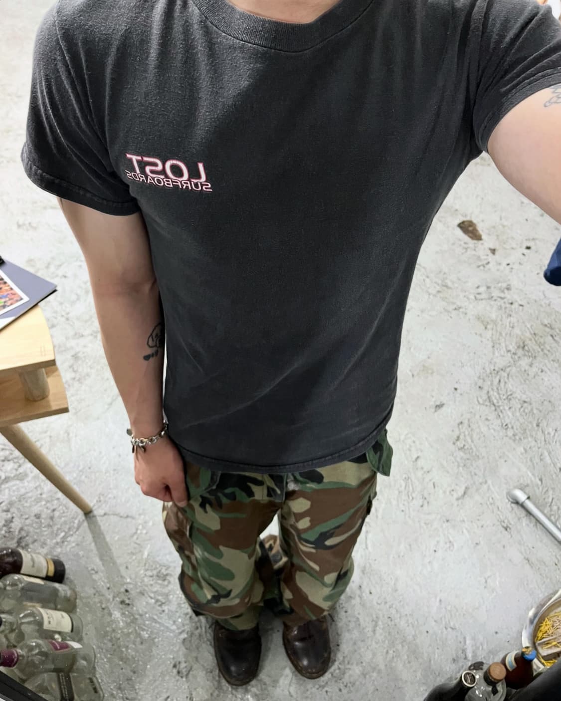 90s Lost enterprises hard faded tee 🇲🇽 상품이미지2