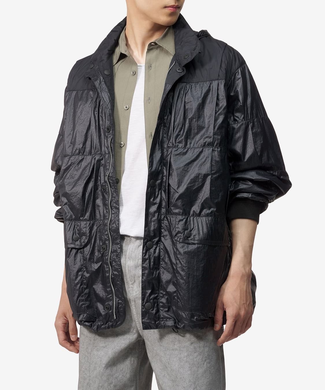 아워레가시 이그조스트 푸파 블랙 러버라이즈드 나일론 상품이미지6