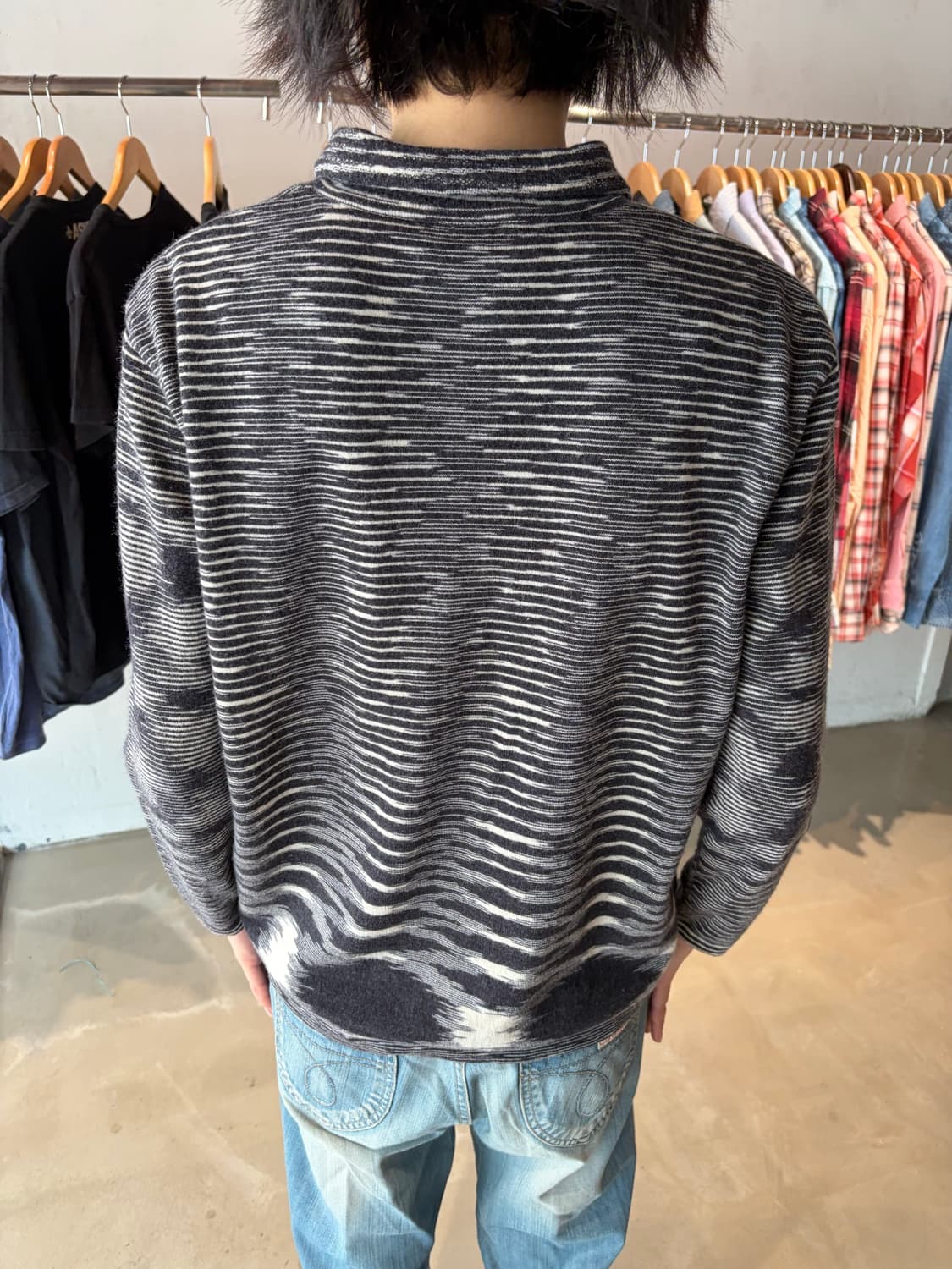MISSONI 모노톤 보더 카라 롱슬리브 S 상품이미지5