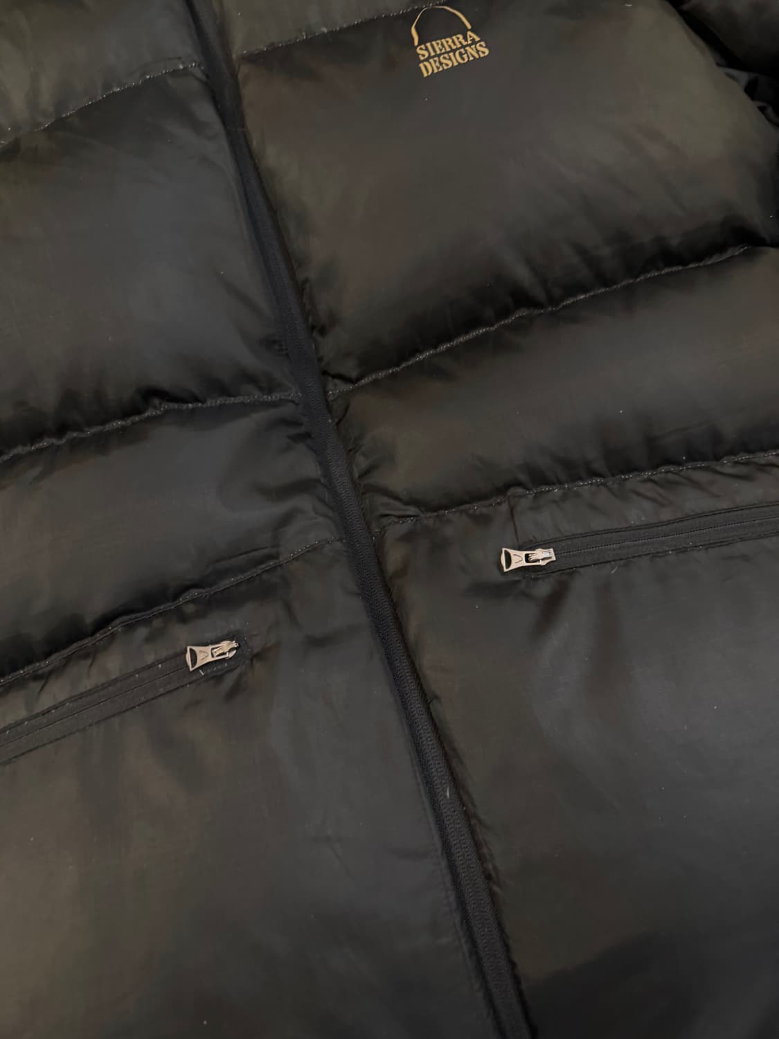 시에라 디자인 라이트 다운 파카 블랙 후드 패딩 상품이미지3