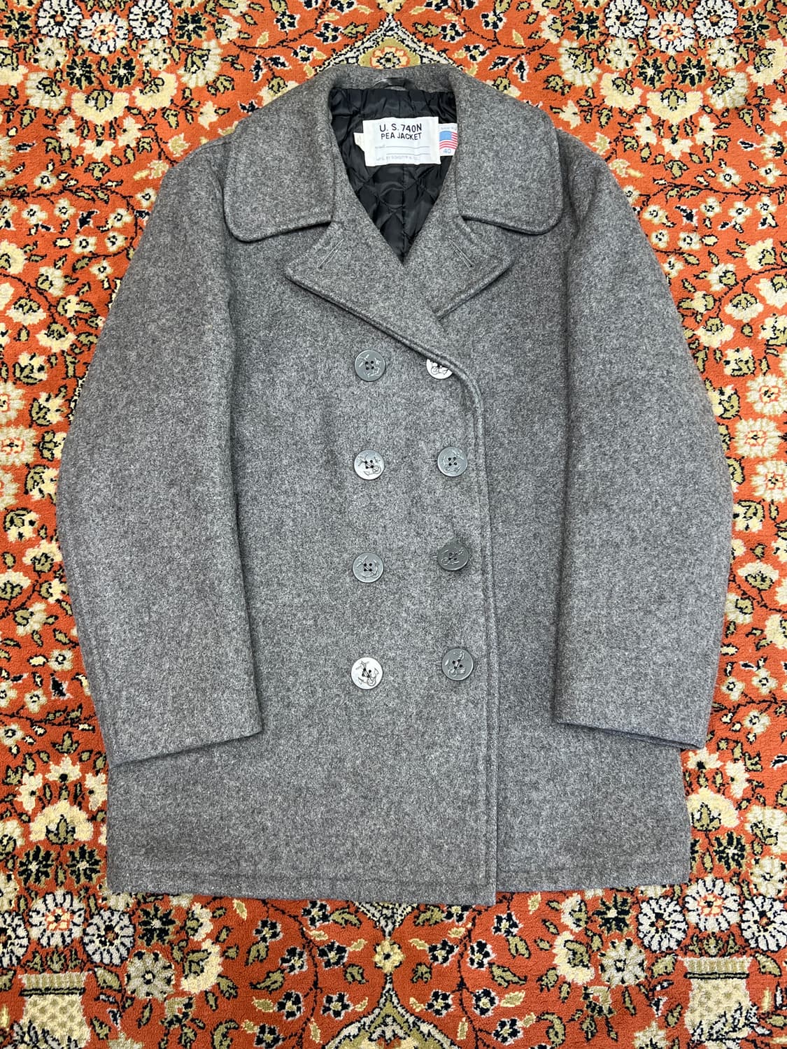 [40] Schott 쇼트 740N 피코트 그레이 상품이미지1