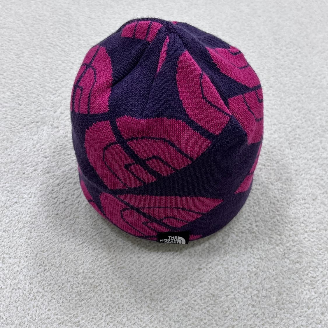 F 노스페이스 로고 패턴 비니 0324E 상품이미지2