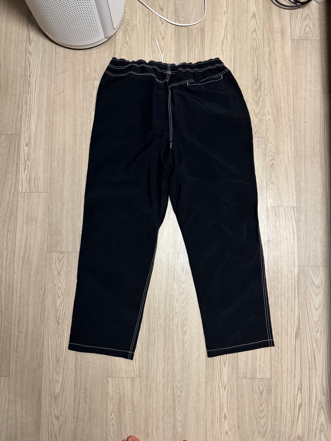 스투시 나일론 풀섬 비치 팬츠 블랙  상품이미지4