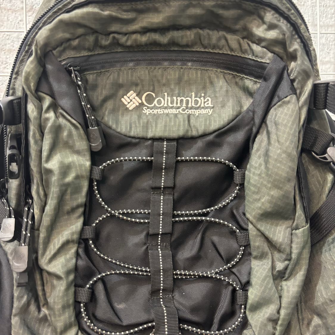 컬럼비아 빈티지 투톤 배색 아웃도어 백팩 OS 상품이미지6