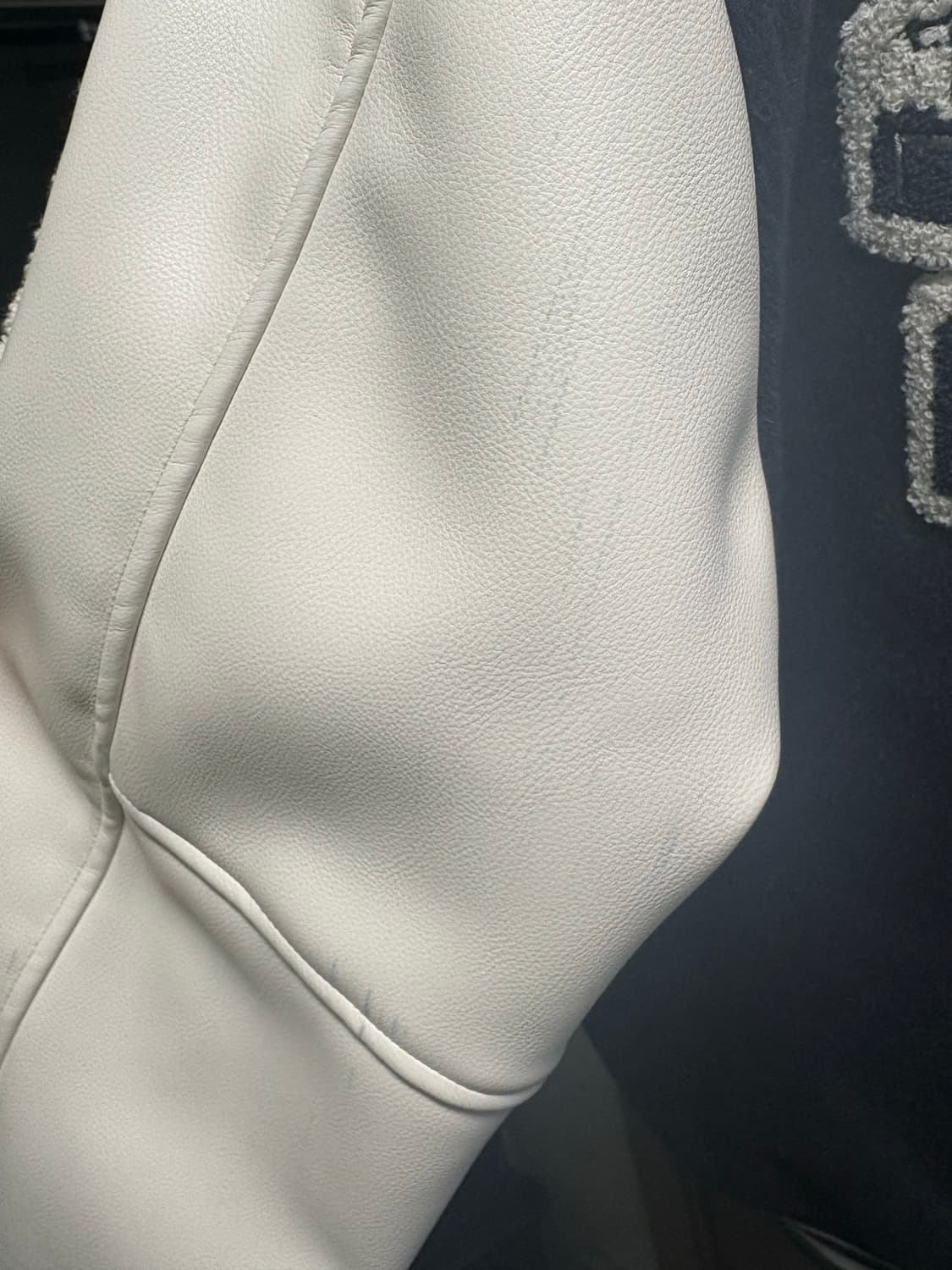 L) 더바이닐하우스 인양 바시티 자켓 네이비 상품이미지5