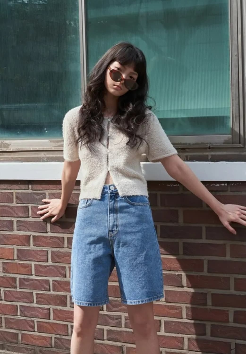 로에일 워싱 베이직 하프팬츠 (M) 상품이미지1