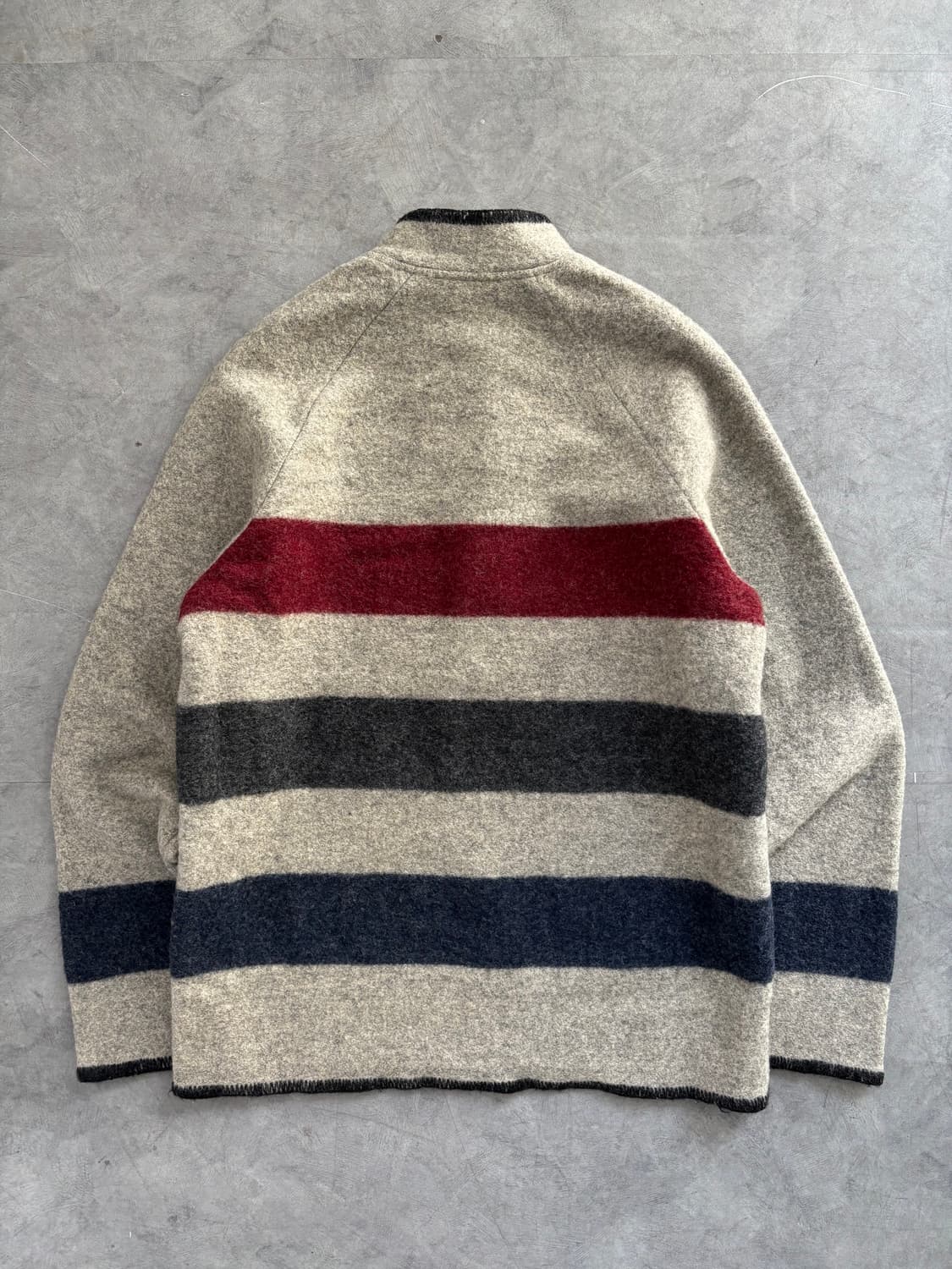 Woolrich 울리치 단가라 쓰리버튼 울 혼방 하프니트 상품이미지9