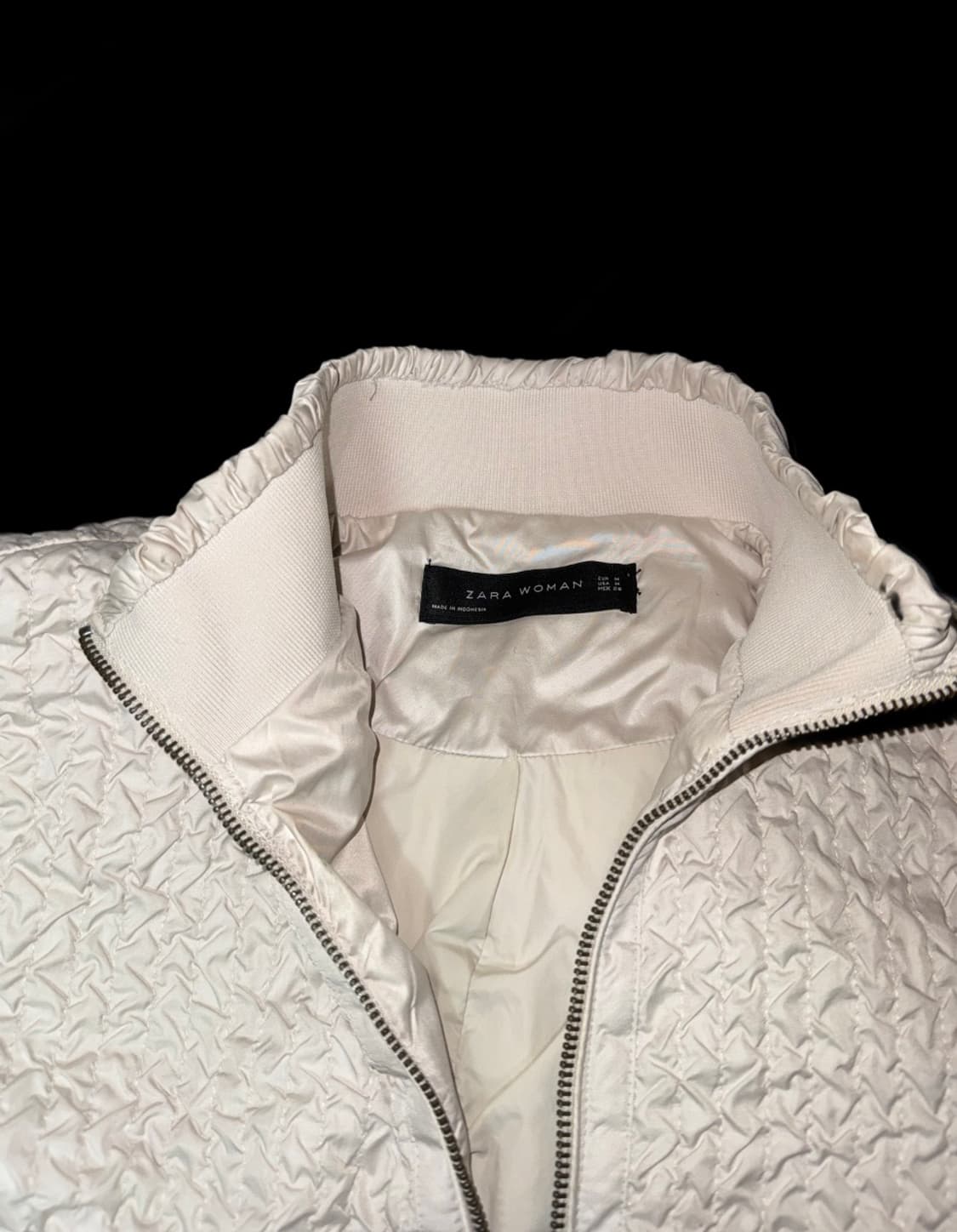 자라 빈티지 텍스처드 퀄팅 자켓 판매합니다 상품이미지2