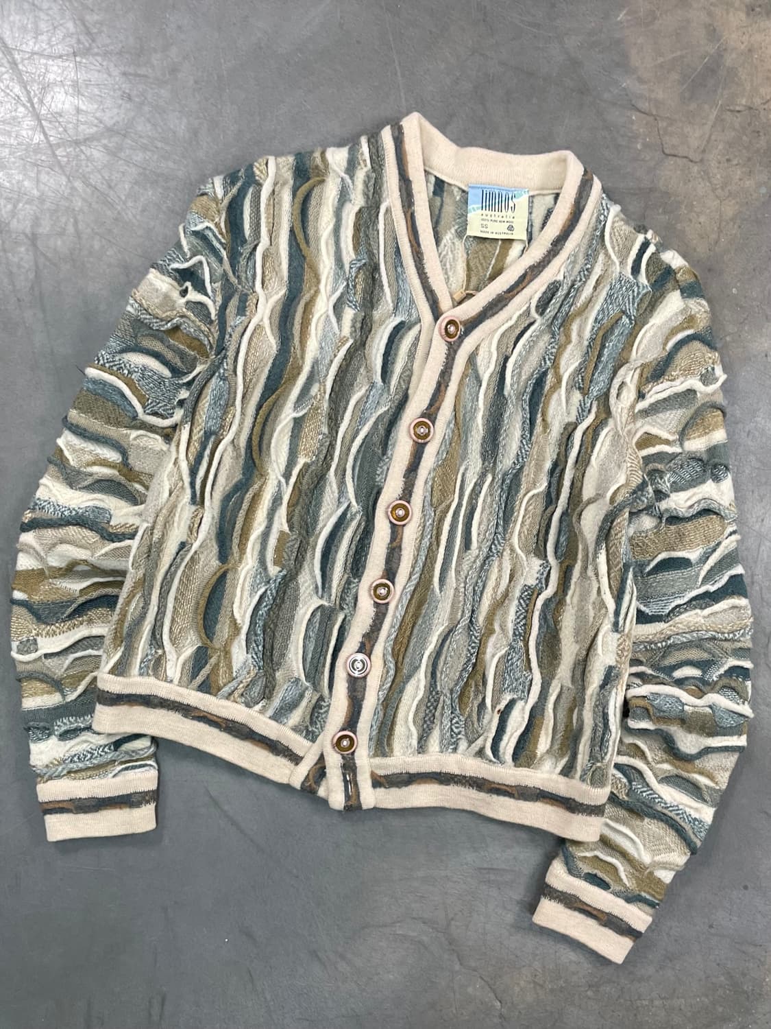 빈티지 케이블 니트 가디건 상품이미지2