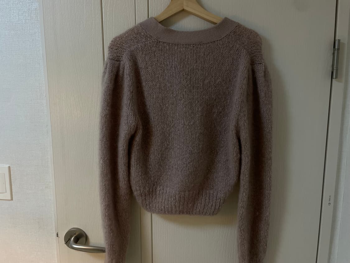 아모멘토 그랜마 가디건 더스트핑크 상품이미지4