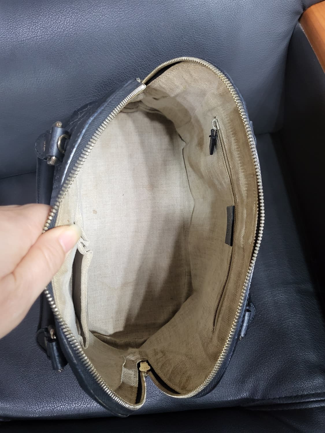 구찌 마이크로시마 미니돔 토트백 상품이미지7