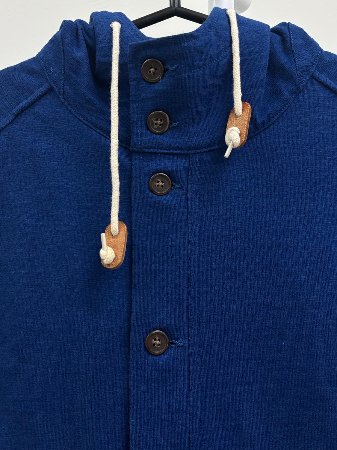 빈티지 블루 하이넥 후드집업 자켓 상품이미지7