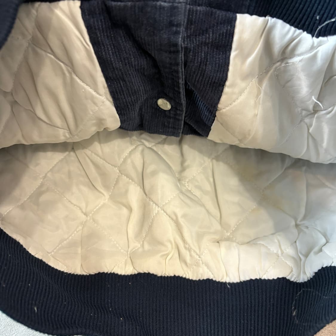 90s Rennoc Navy corduroy jacket 상품이미지7