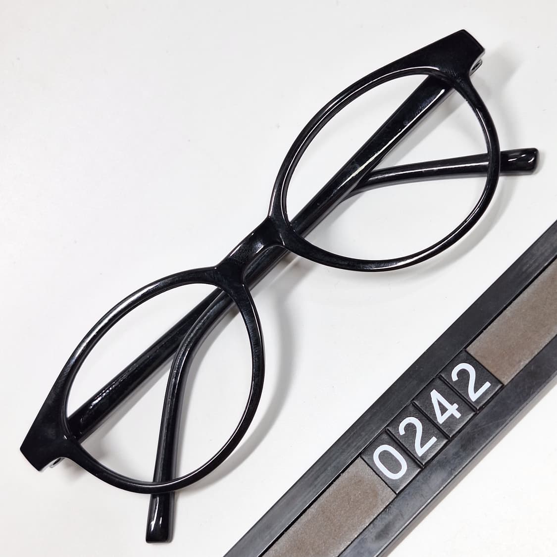 일본 빈티지 보스턴 블랙 뿔테 안경테 135mm y2k 클래식 레트로 상품이미지1