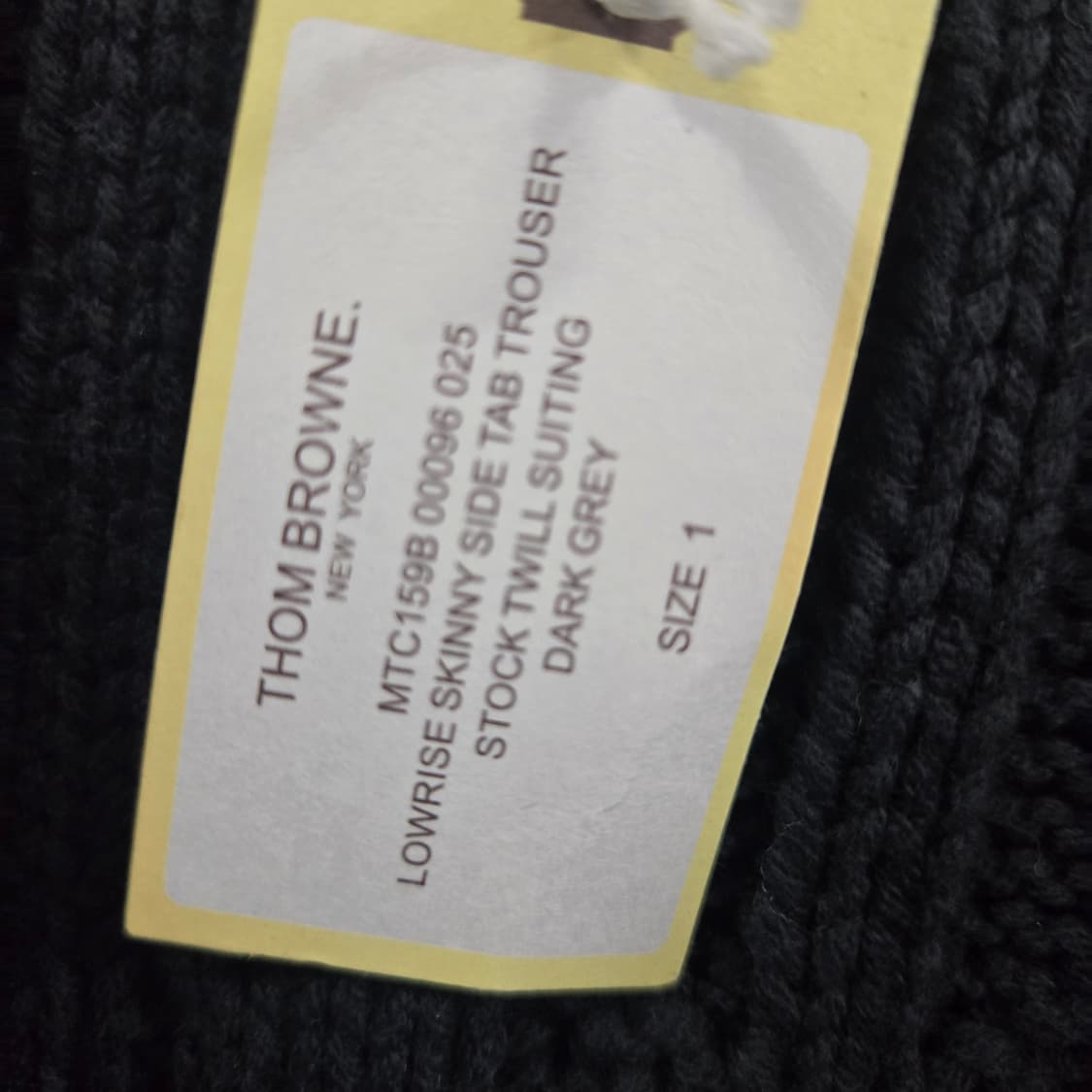 톰브라운 네이비 4선 케이블 가디건 상품이미지3