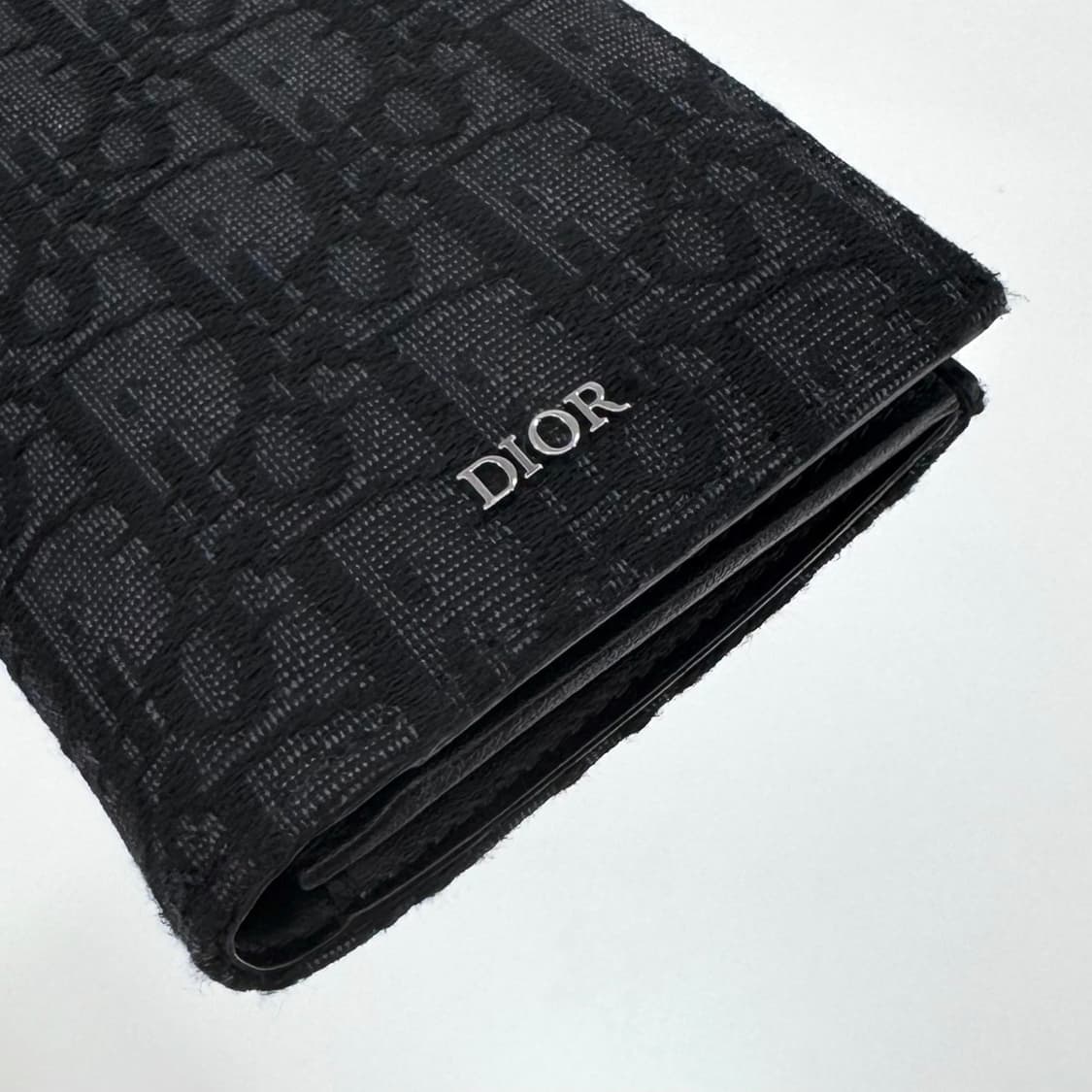 디올 오블리크 버티컬 남성 장지갑 블랙 (2OBBC002) 상품이미지5