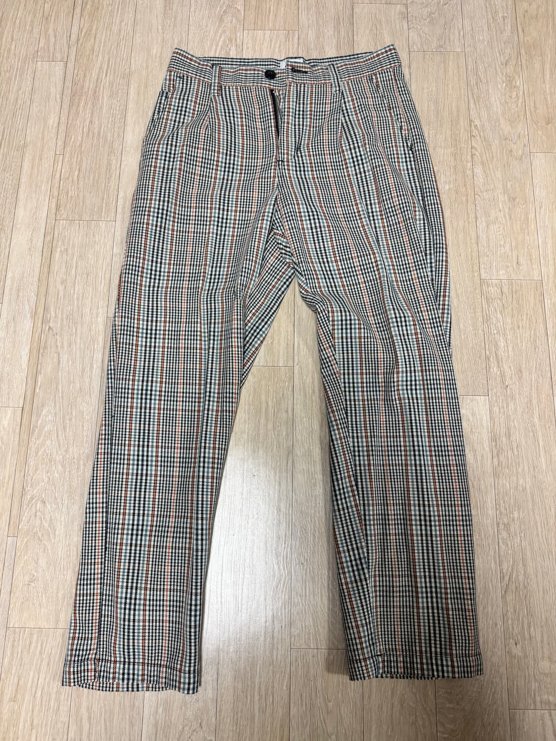 obey 체크 패턴 바지 사이즈 30 상품이미지1