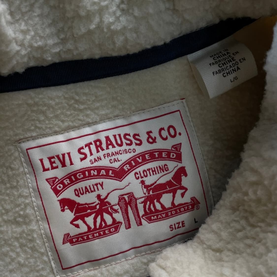 100 리바이스 후리스 조끼  상품이미지3