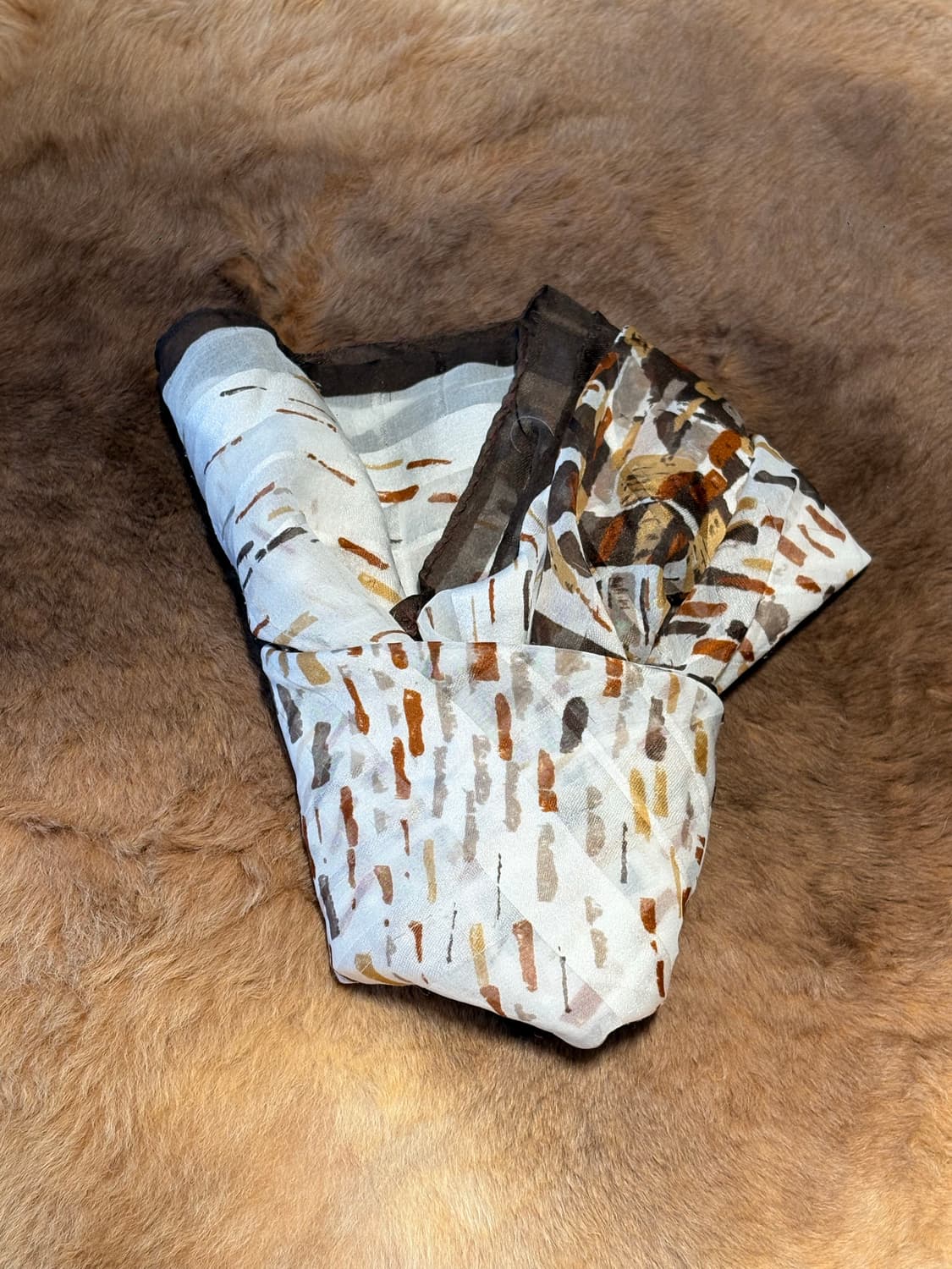 Abstract silky scarf 상품이미지2