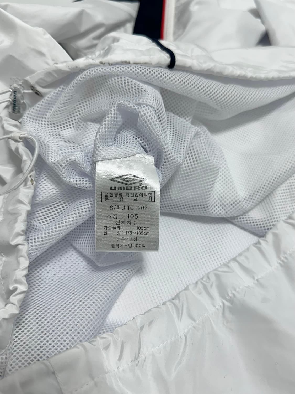 엄브로 잉글랜드 반팔 웜업 바람막이 풋볼 져지 상품이미지9