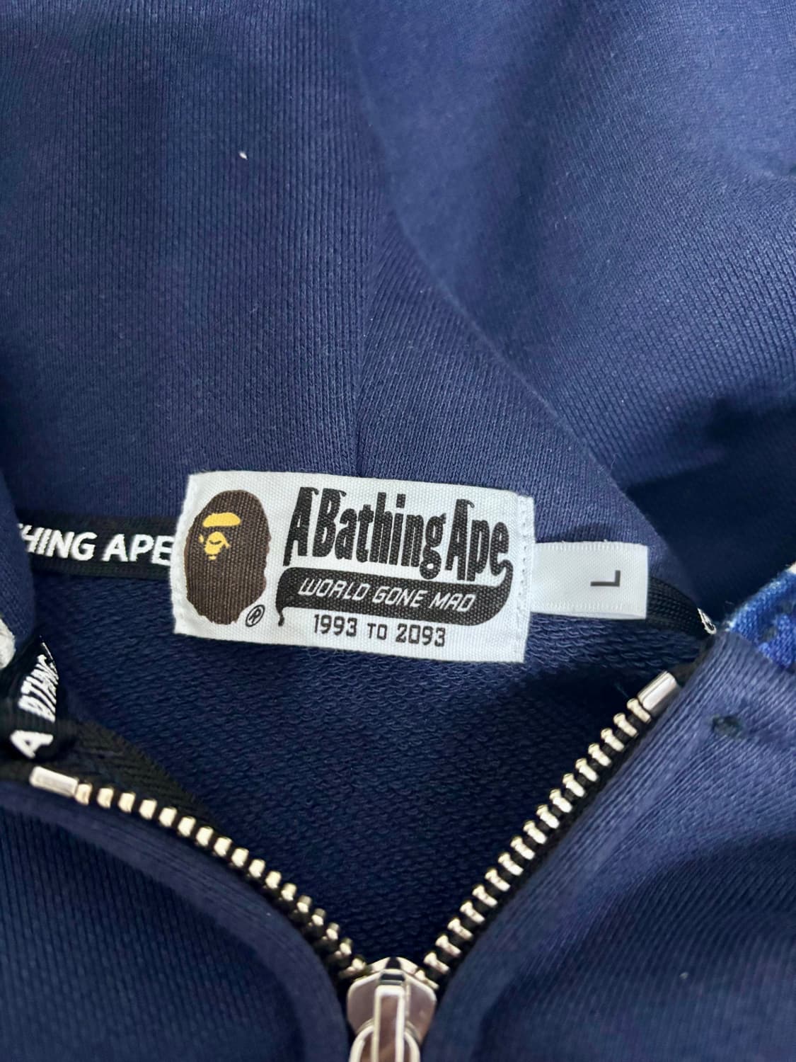 한정판 베이프 Sashiko Camo Relaxed Fit 후드집업 상품이미지5