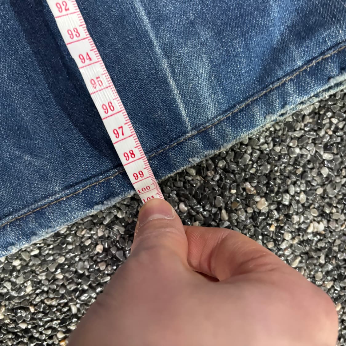 디젤 워싱 와이드 데님 팬츠 상품이미지5