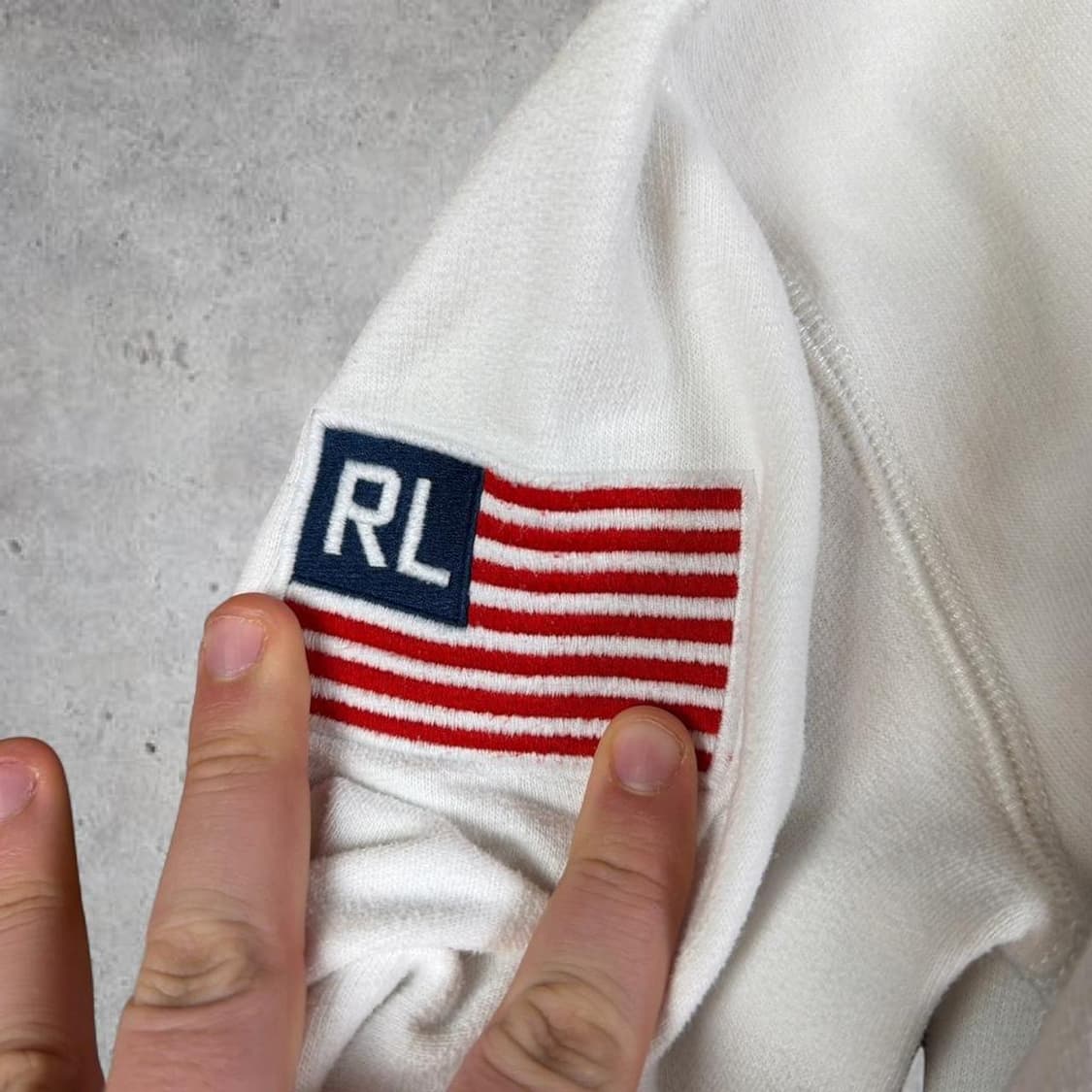 폴로 랄프 로렌 빅 포니 USA 성조기 후드 집업 상품이미지3