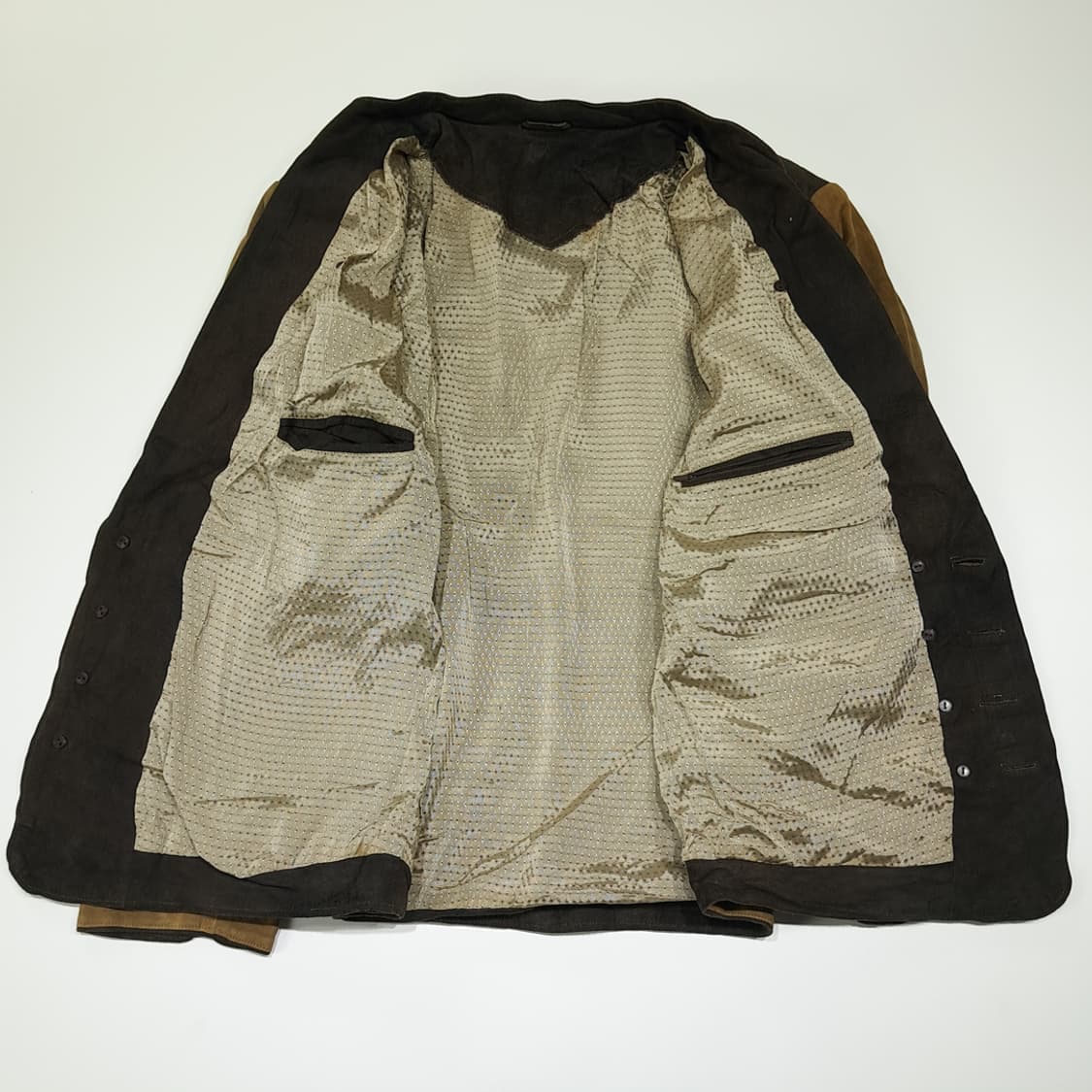 CL337 XL 80s 독일판 스웨이드 티롤리안 투톤 자켓 아우터 상품이미지3