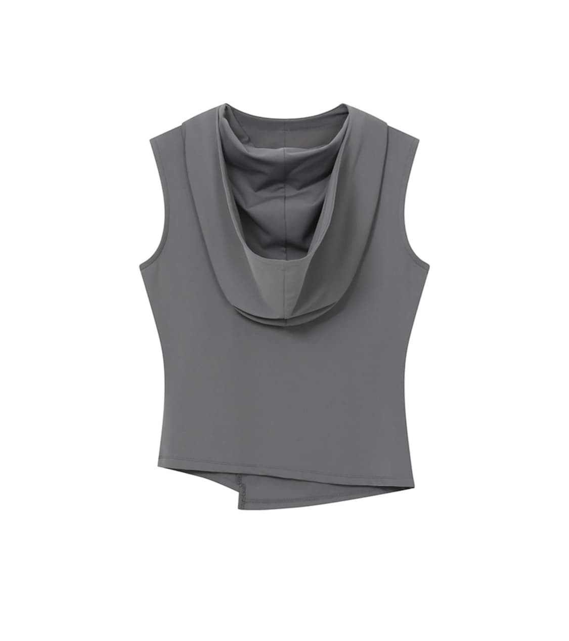 [2] 미세키서울 코울넥 핀턱 후드 슬리브리스 상품이미지3