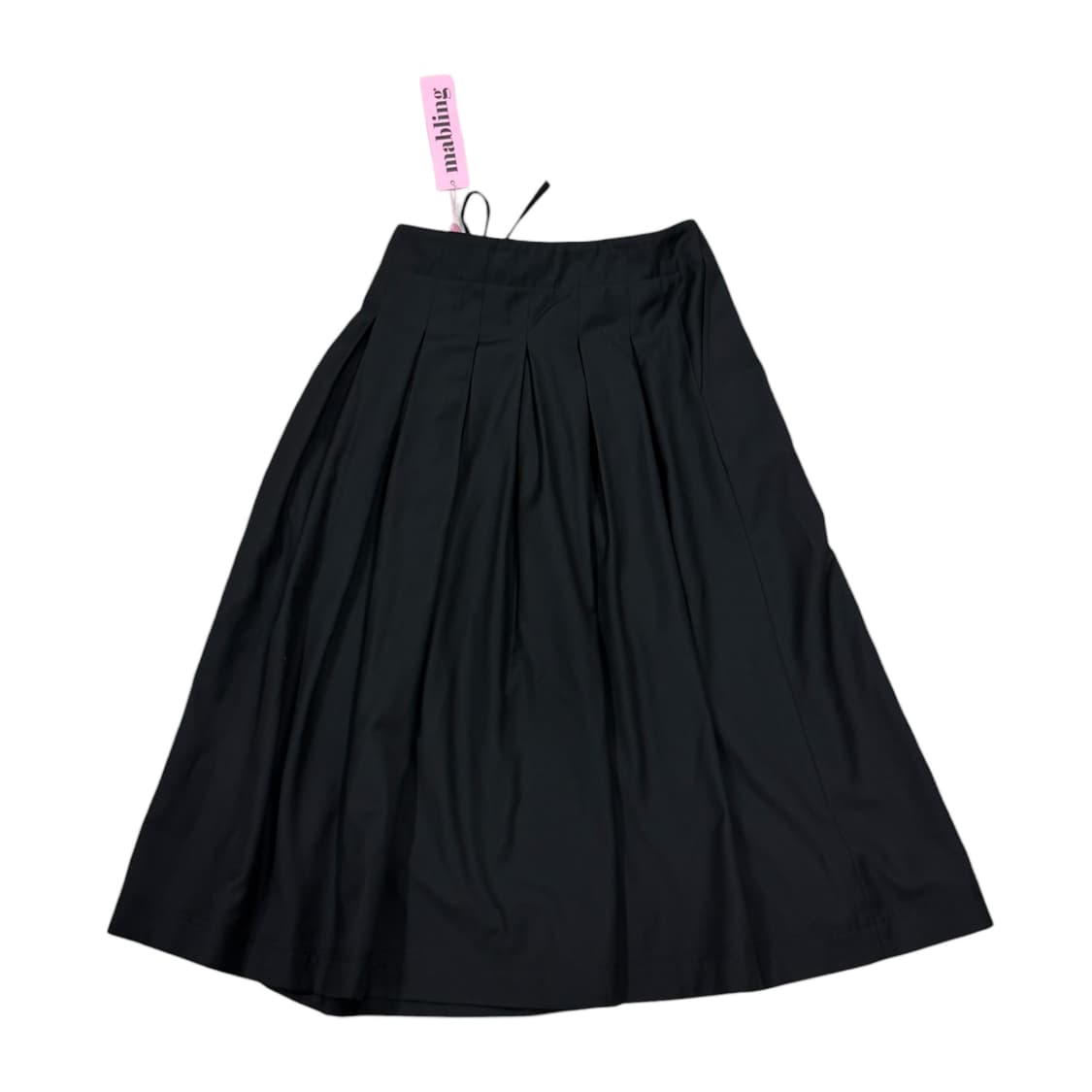 마블링 스커트 치마 블랙 상품이미지3