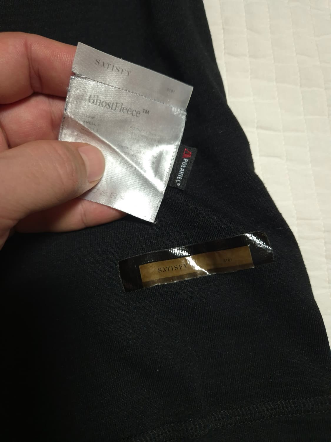 새티스파이 고스트플리스 긴팔 러닝복 3사이즈 상품이미지4