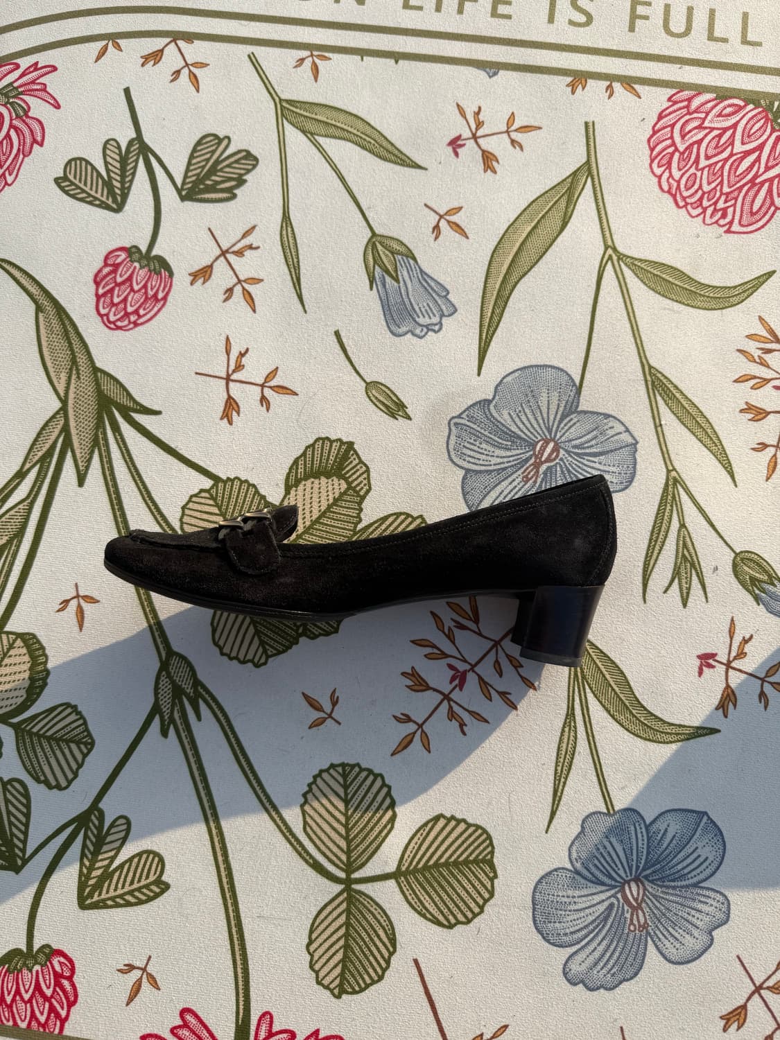 살라토레 페레가모 스웨이드 펌프스 로퍼 상품이미지4