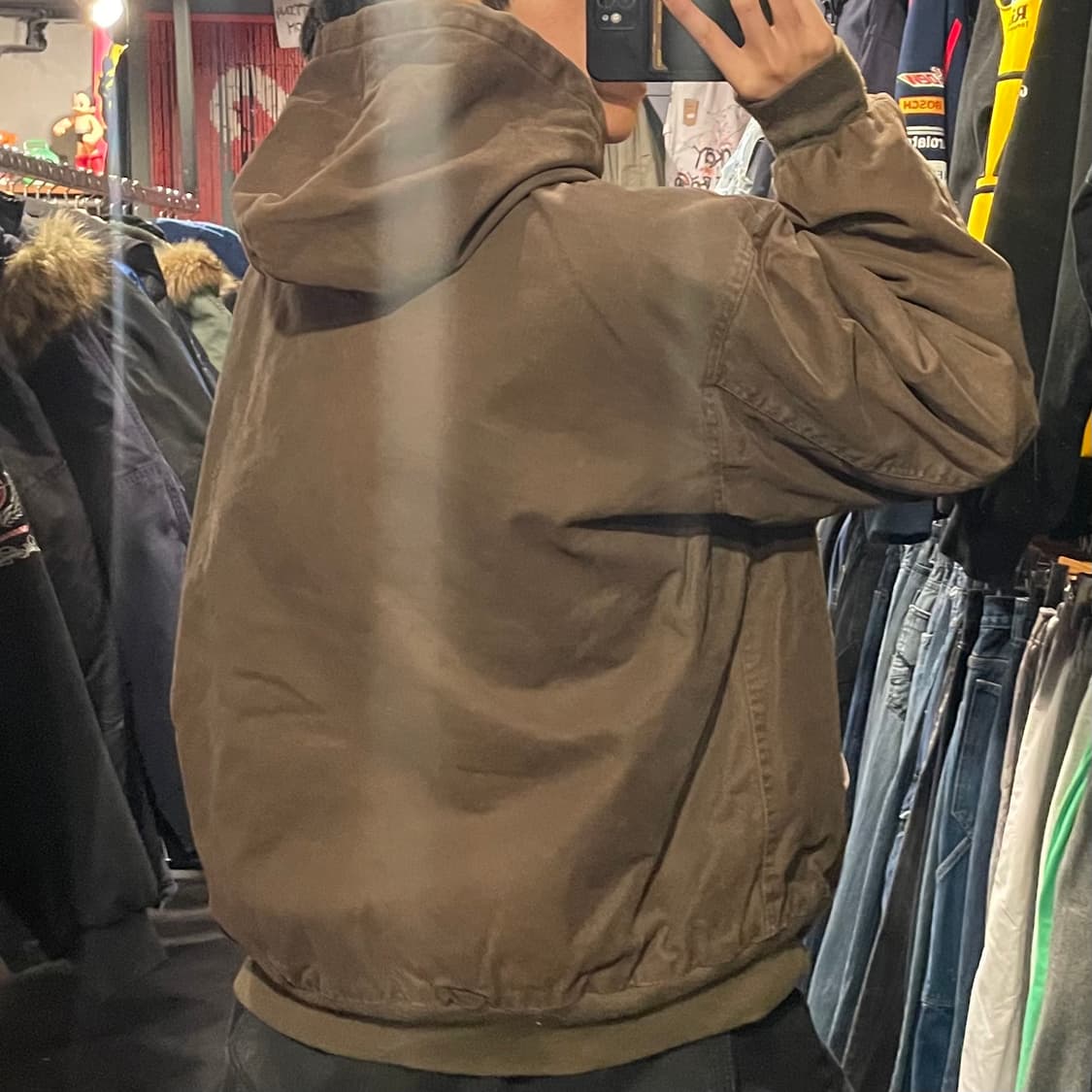 [IM] VTG 빈지티 브라운 후드 워크자켓  상품이미지6