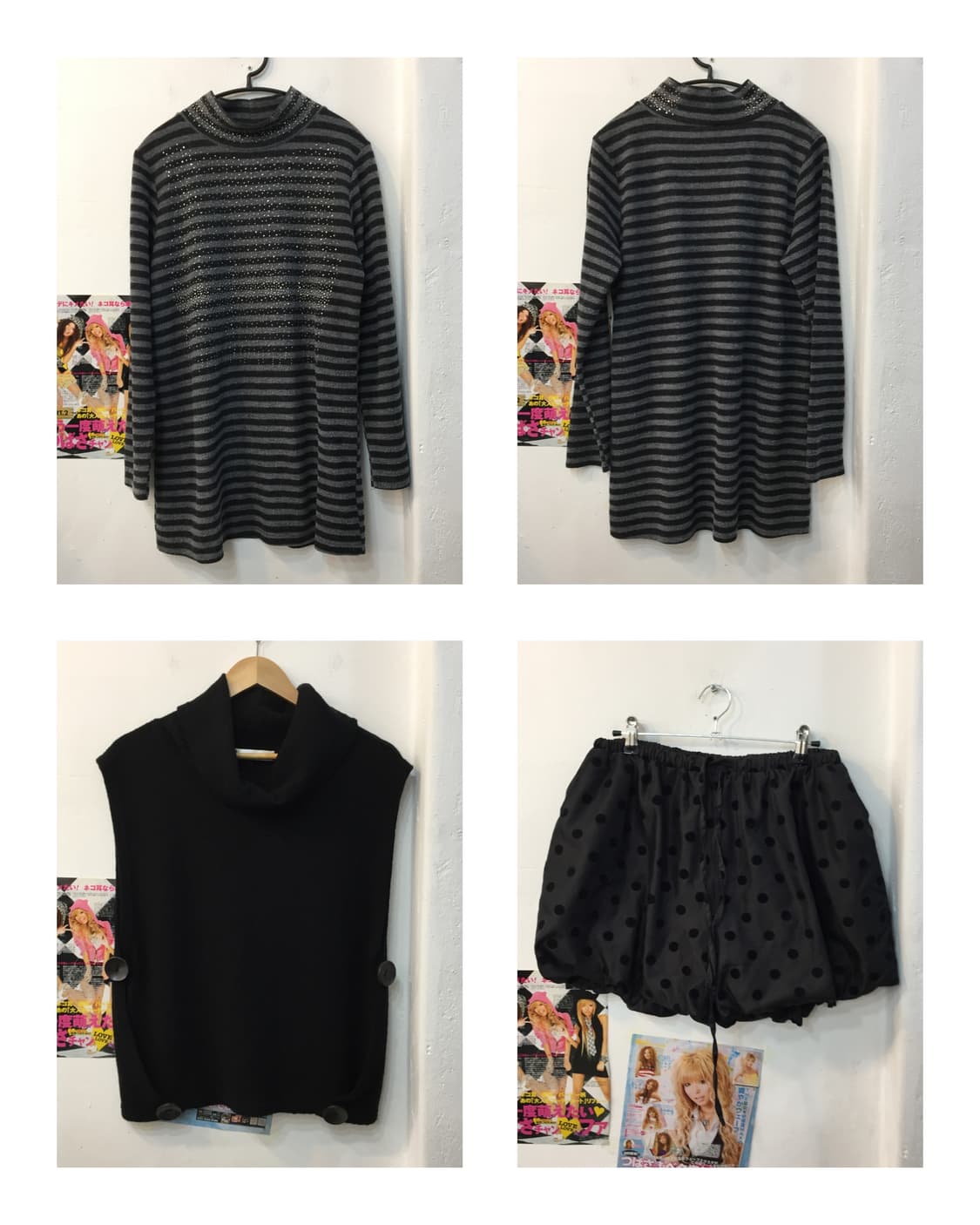 빈티지 블랙 도트 코디세트 상품이미지6