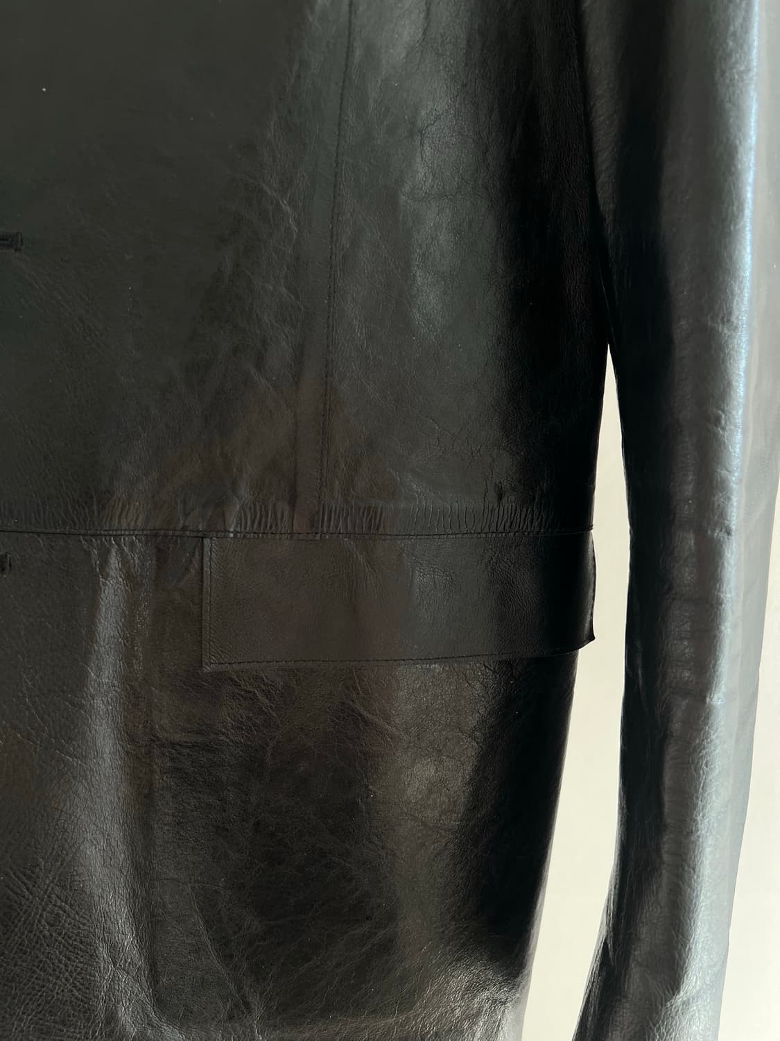 PRADA 90s laser-cut leather blazer 상품이미지4