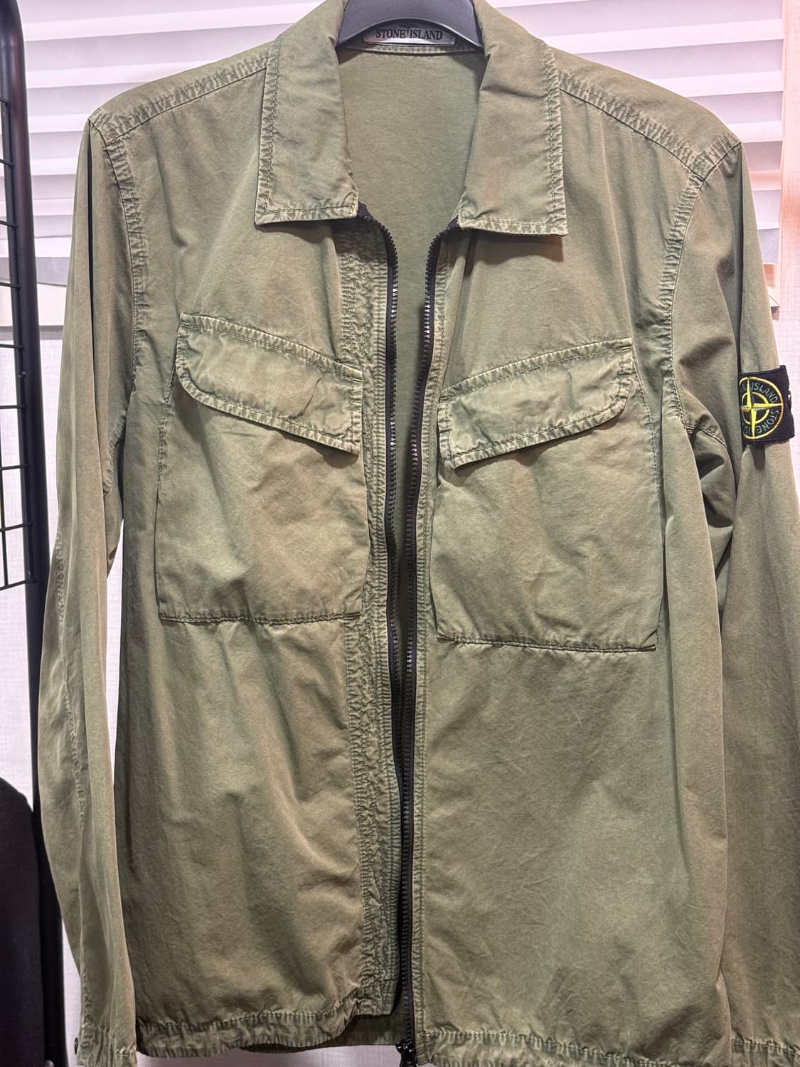 스톤아일랜드 올드이펙트 셔츠 상품이미지1