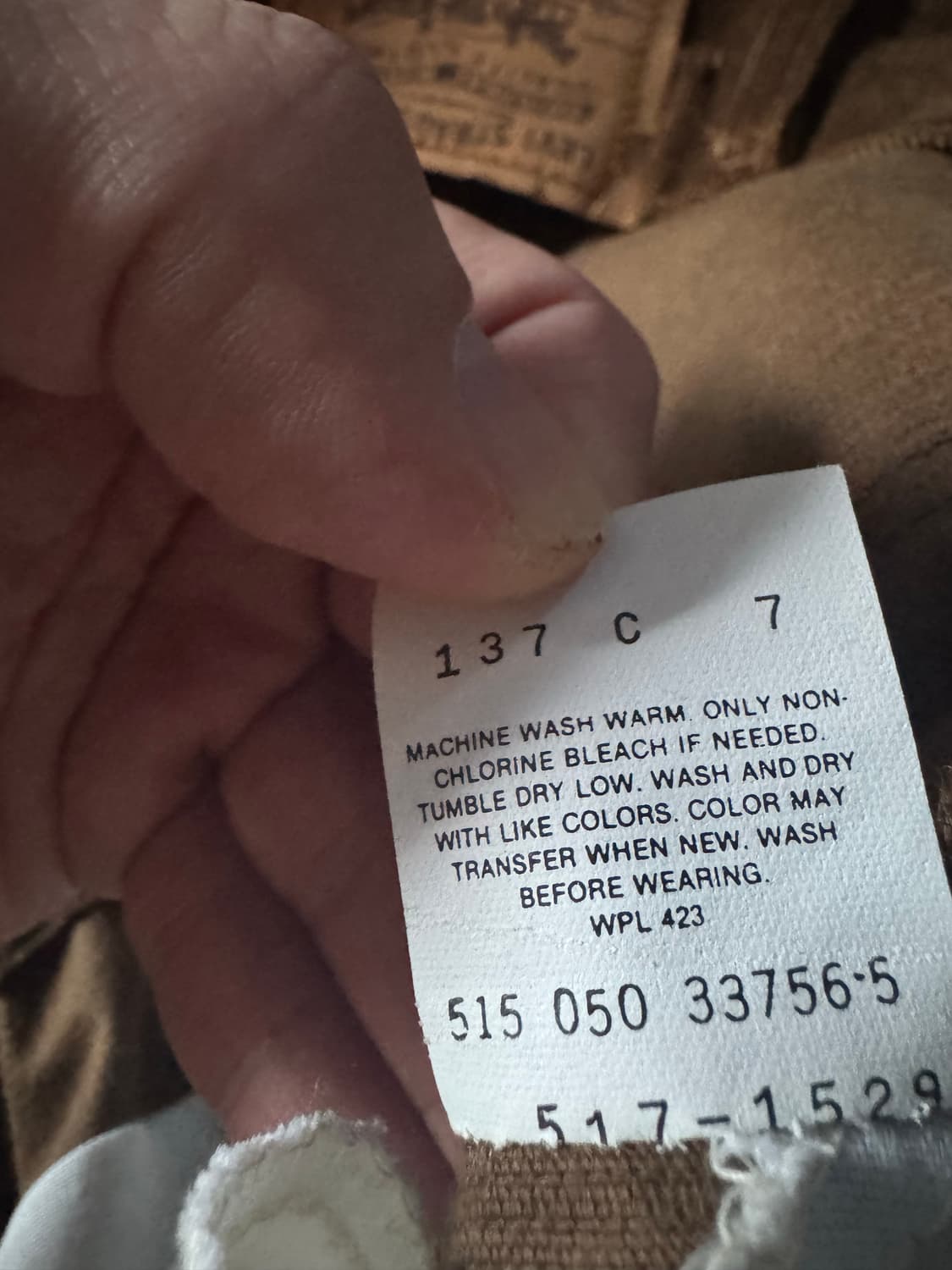 [34x30]리바이스 517 90s made in usa 브라운 상품이미지7