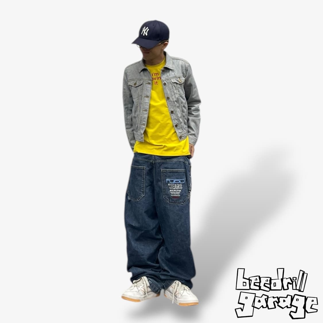 유니클로 일본판 스트라이프 크롭 트러커 자켓 상품이미지1