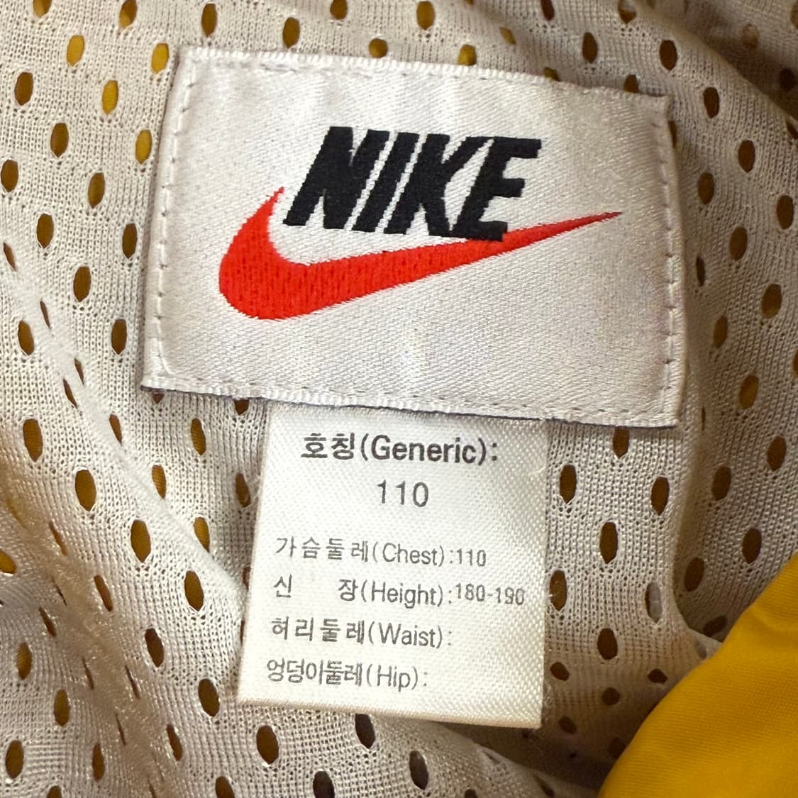 [ 정품/110 ] 나이키 스우시 90s 올드스쿨 아노락 바람막이 자켓 상품이미지4