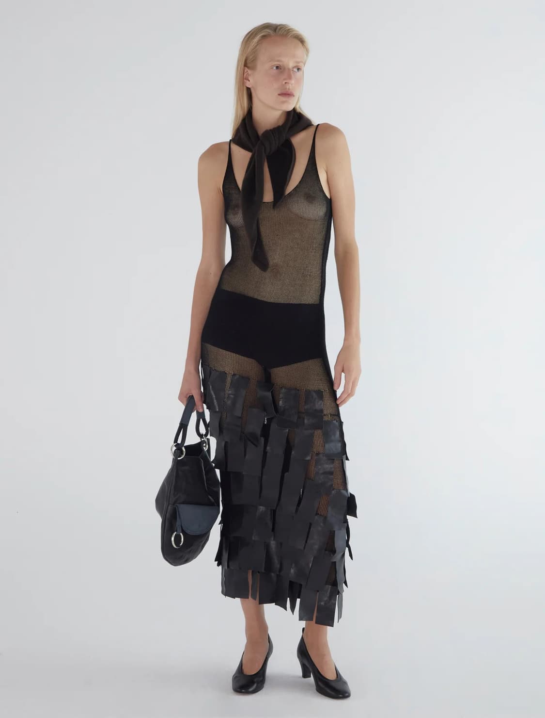 F/ 팔로마울 Prima 울 스카프 브라운 상품이미지3