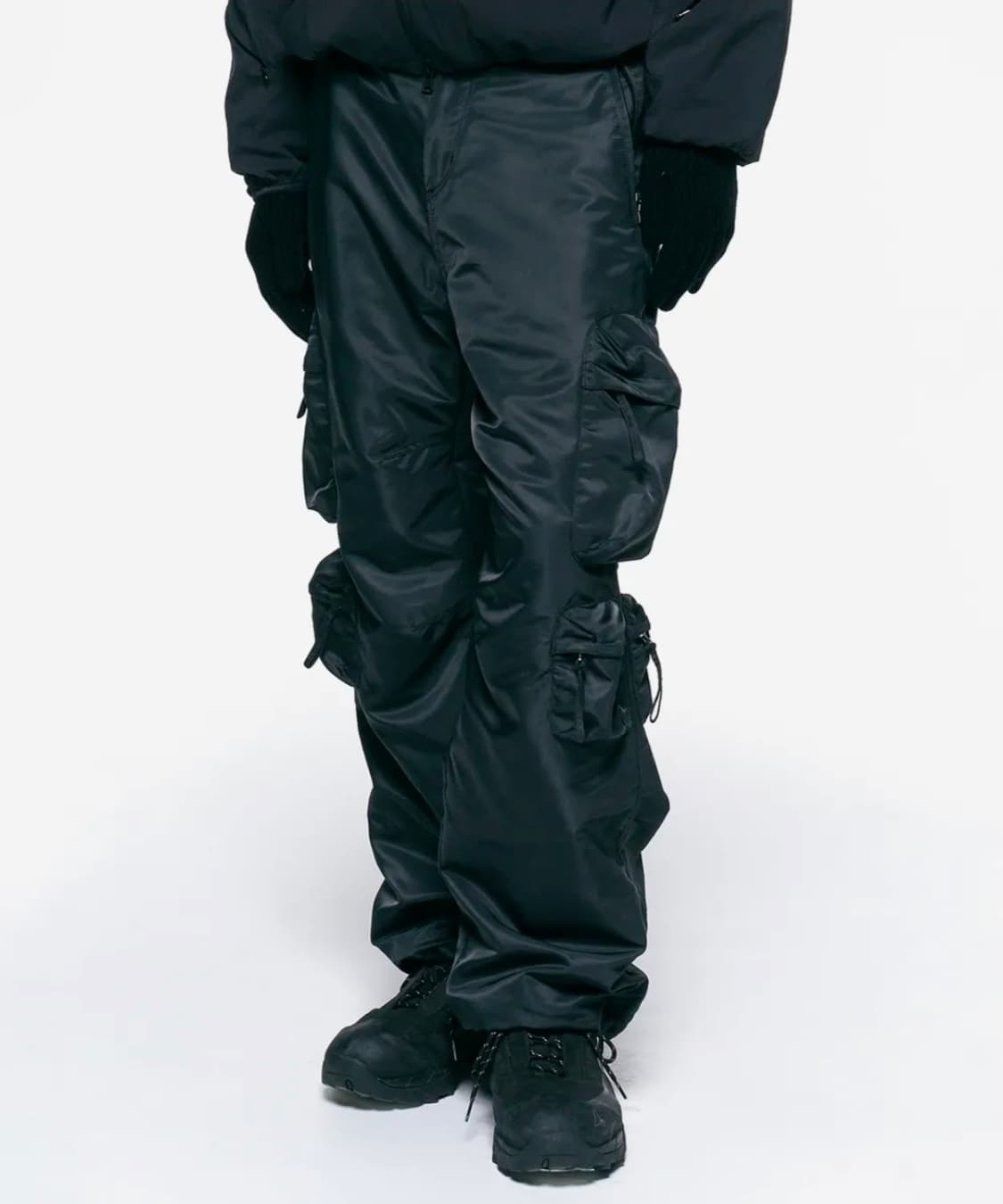 인사일런스 나일론 유틸리티 카고 팬츠 미드나잇 블루   상품이미지2