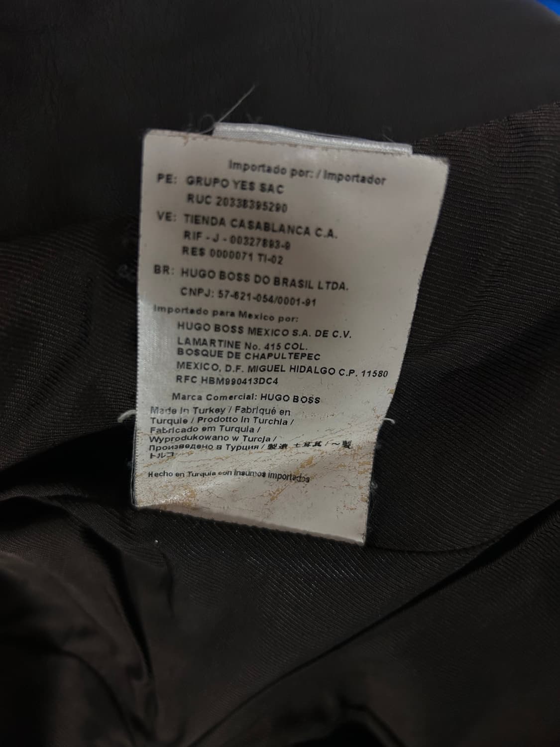 Hugo Boss 브라운 가죽 자켓 상품이미지4