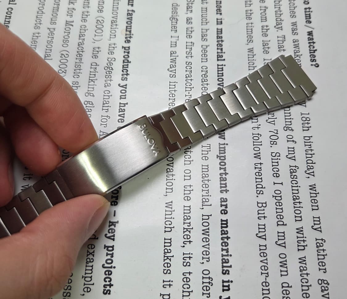 빈티지 부로바 러그 18mm 뻐뻐시 메탈 브레이슬릿 시계줄  상품이미지5