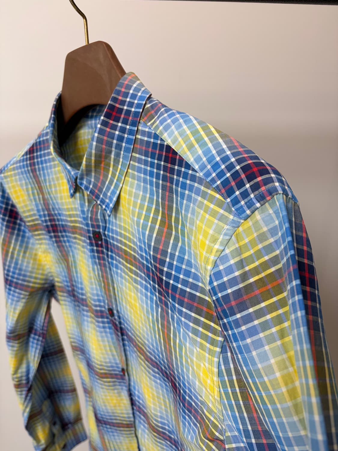 (M) ax 아르마니 익스체인지 멀티체크 셔츠 상품이미지2