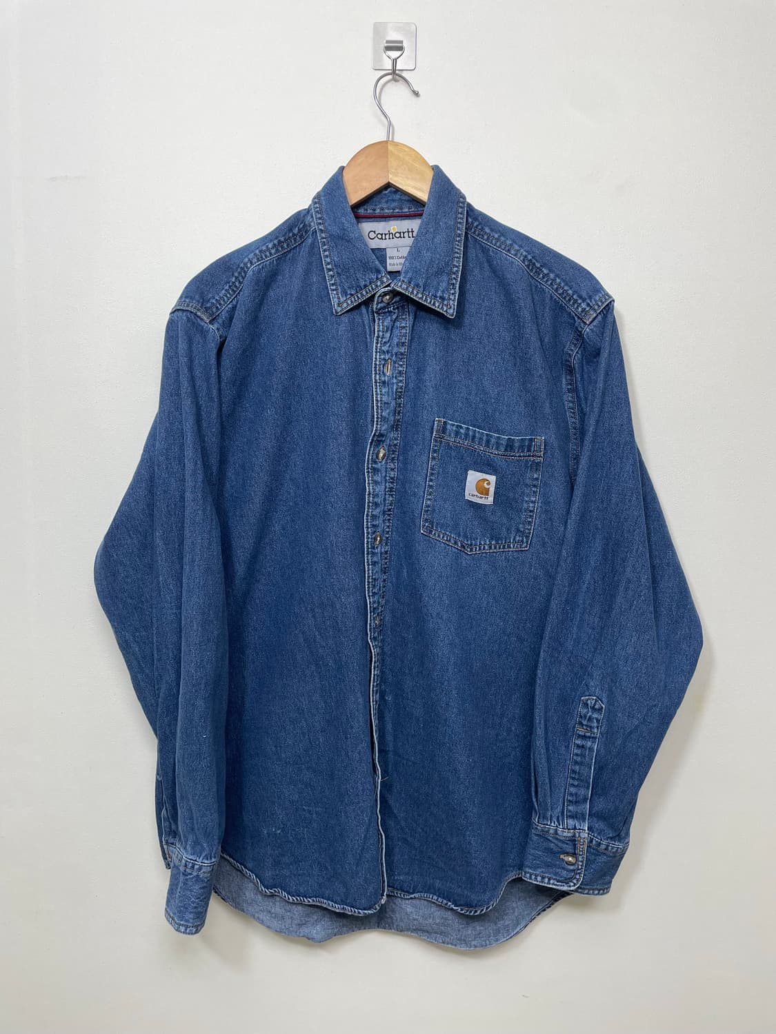 칼하트 데님 셔츠 S3 상품이미지1