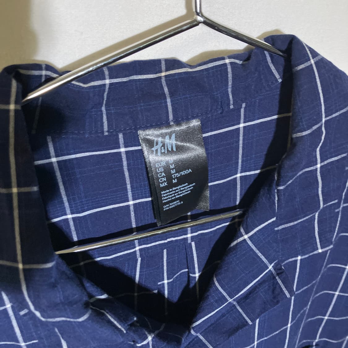 M)H&M 체크셔츠 남방 상품이미지3