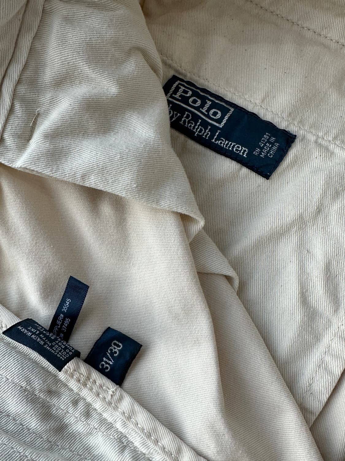 31x30 폴로 오피서 치노 팬츠 오프화이트 상품이미지6