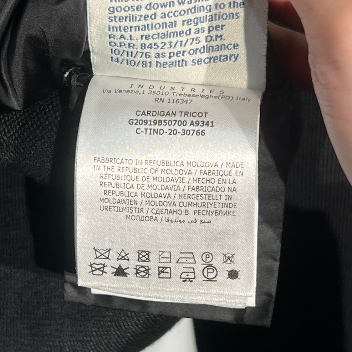 [정품] 몽클레어 니트패딩 L사이즈 상품이미지5