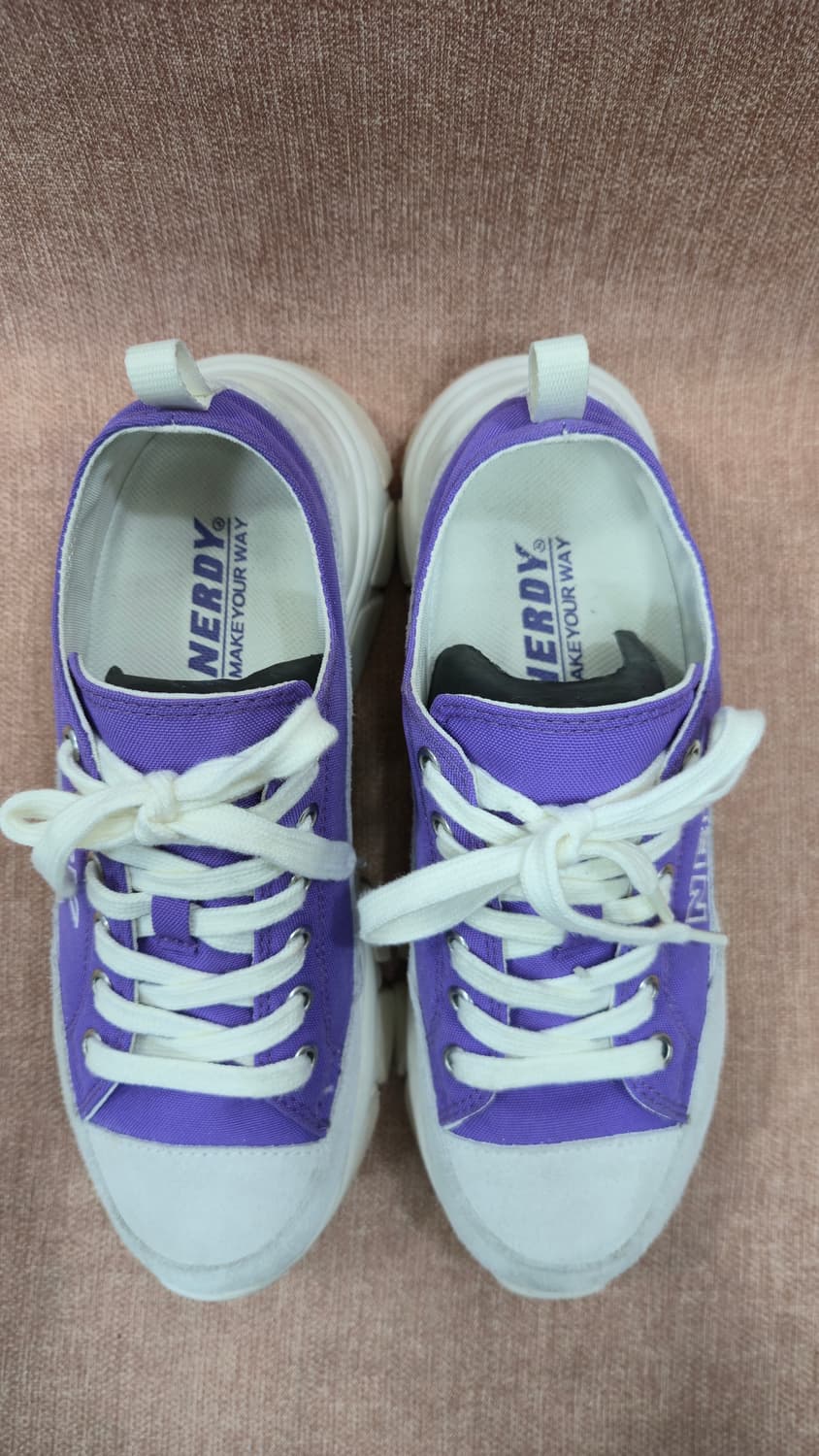 널디 240mm-  젤리그 캔버스 로우 퍼플  상품이미지2